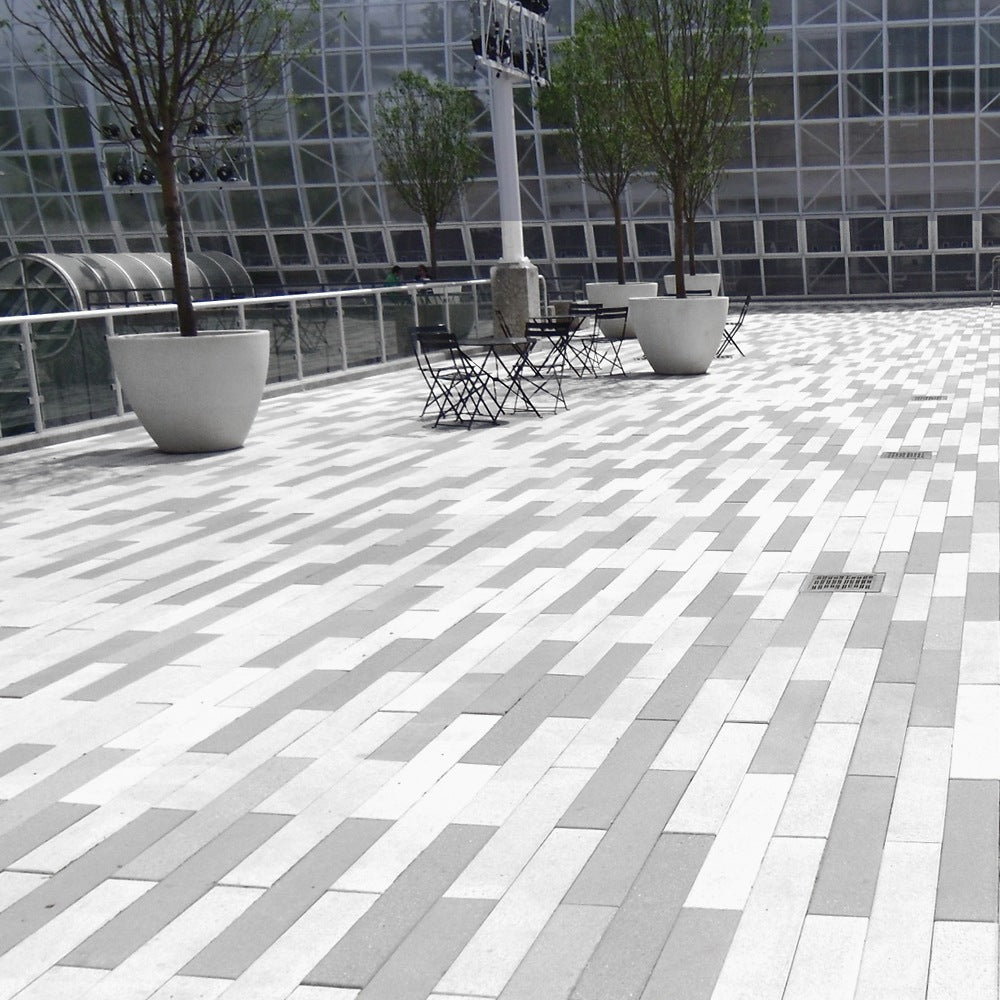 Wausau Tile color preview | Riverside | 24 x 24 x 2 | HRS-15 SRI 79 | digitally rendered