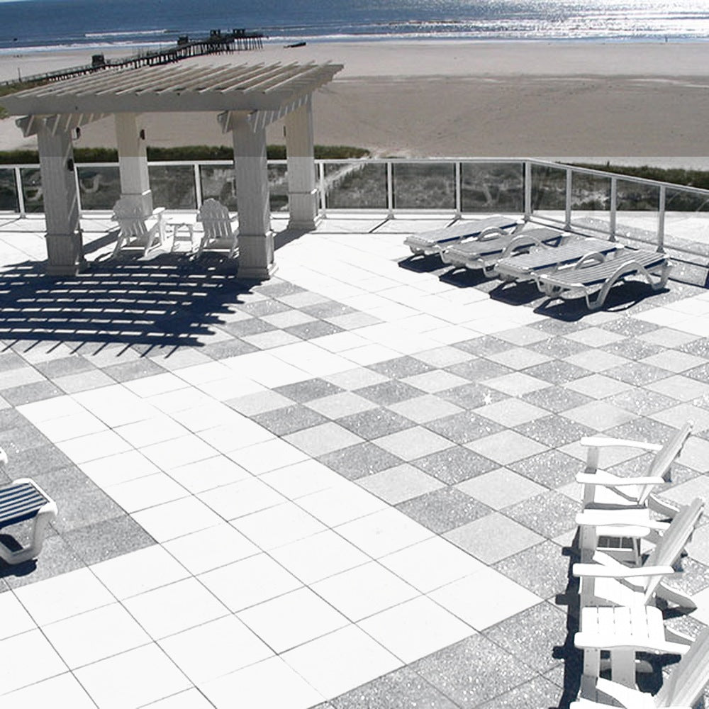 Wausau Tile color preview | Series Sesto | 24 x 24 x 2 | SSP-10 SRI 70 | digitally rendered