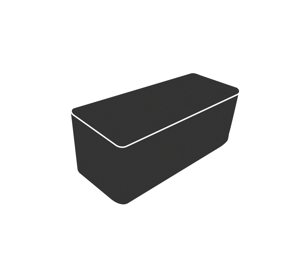 Cane-line Design Cover 21 250x100x105 Cm Patio Furniture Cover Black