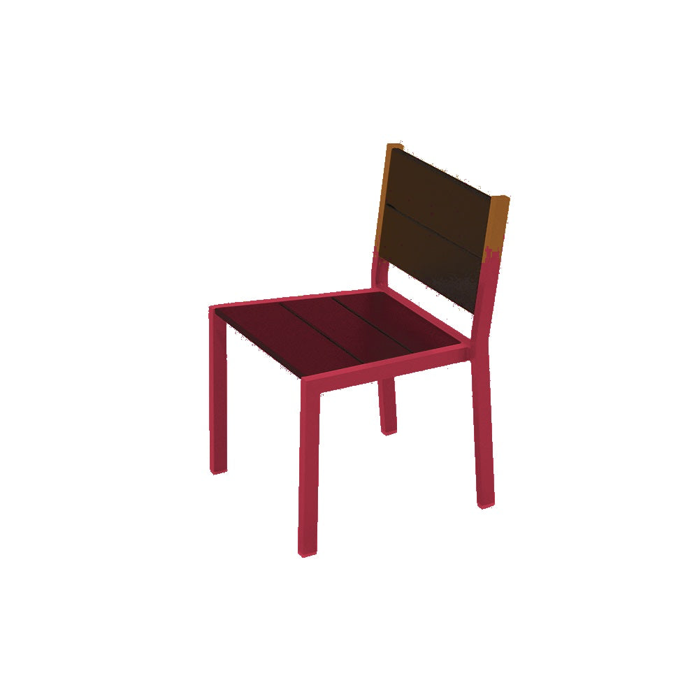 2308 Urban Dining Chair — Seat S14 Clay — Frame S43 Fireweed — digitally rendered color preview