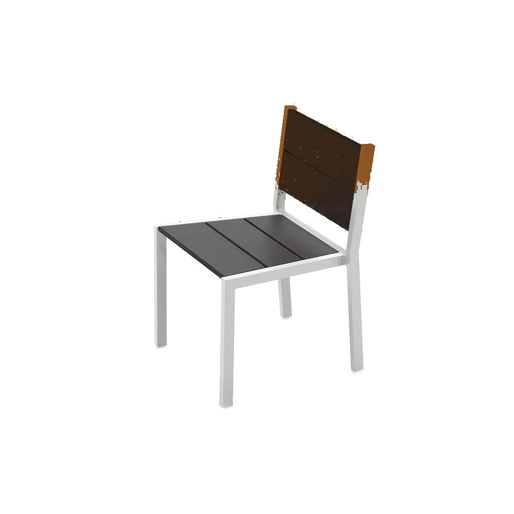 2308 Urban Dining Chair — Seat S14 Clay — Frame 72 Aluminum — digitally rendered color preview