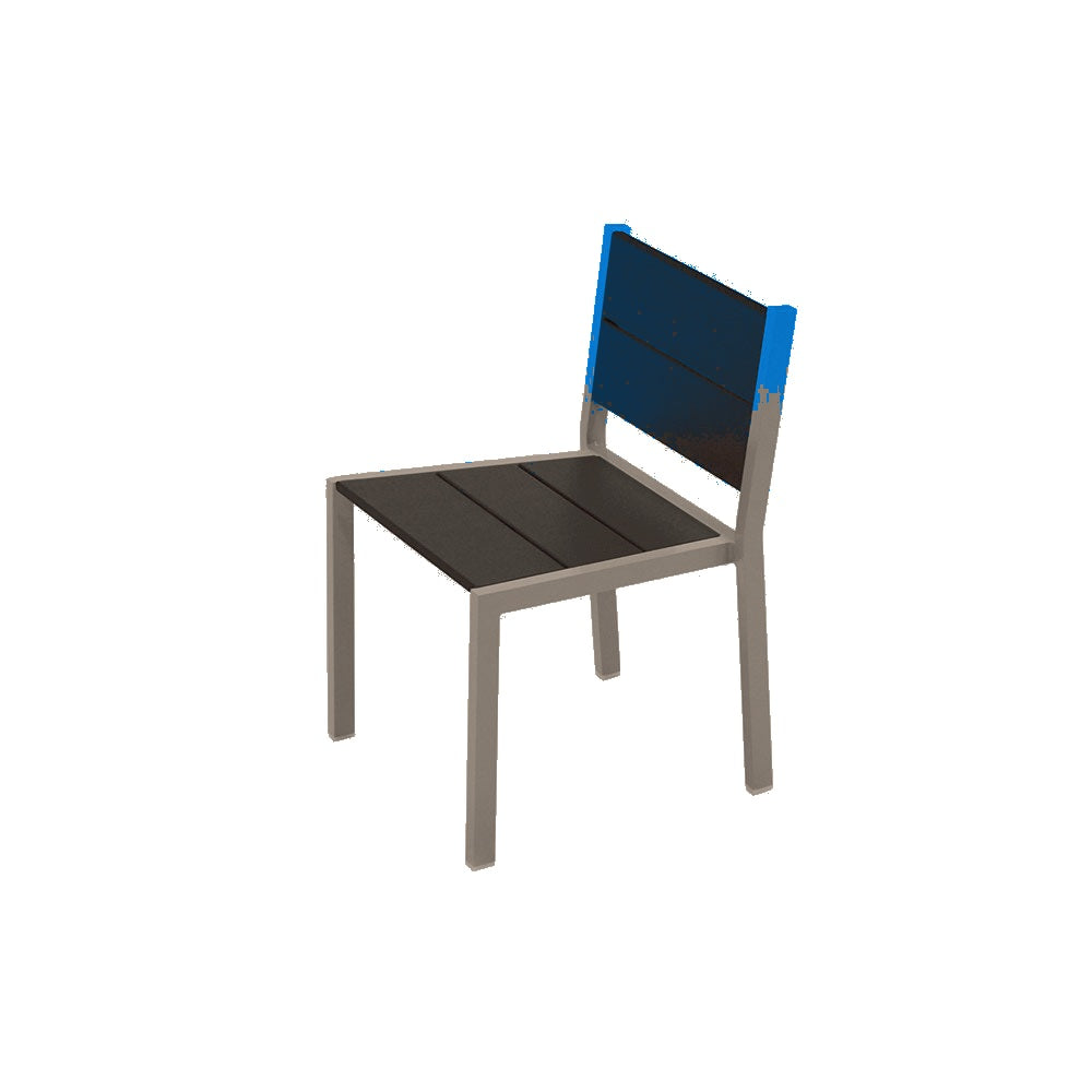 2308 Urban Dining Chair — Seat S7 Sky Blue — Frame 84 Beige — digitally rendered color preview