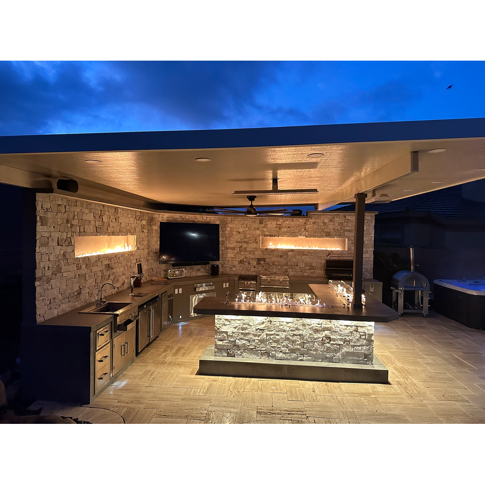 Luxury Outdoor Kitchen BBQ Grill Island | MPB fit frame 1000x1000