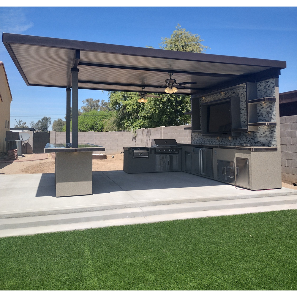 Outdoor Kitchen Montego Model BBQ Island BBQ Grill | MPB fit frame 1000x1000