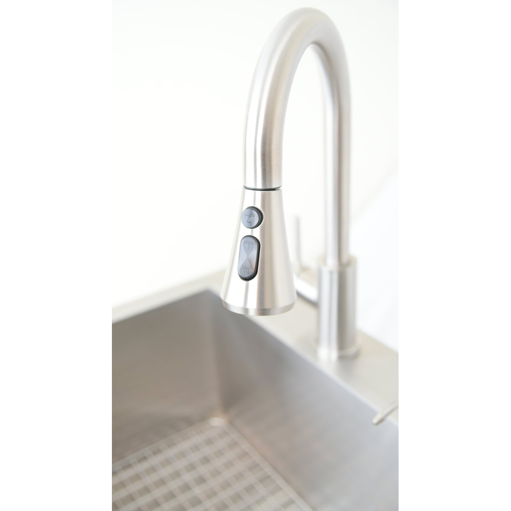 Built-In 20x20 Outdoor Bar Sink | MPB fit frame 1000x1000