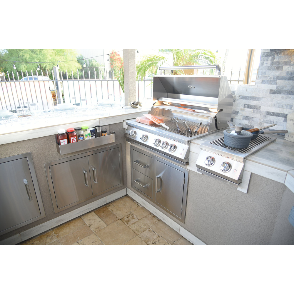 Outdoor Kitchen Spice Rack Speed Rail | MPB fit frame 1000x1000
