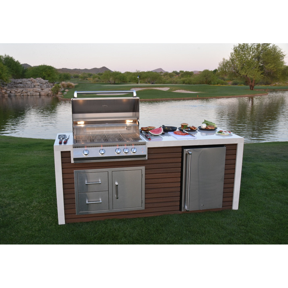 Outdoor Kitchen Spice Rack Speed Rail | MPB fit frame 1000x1000
