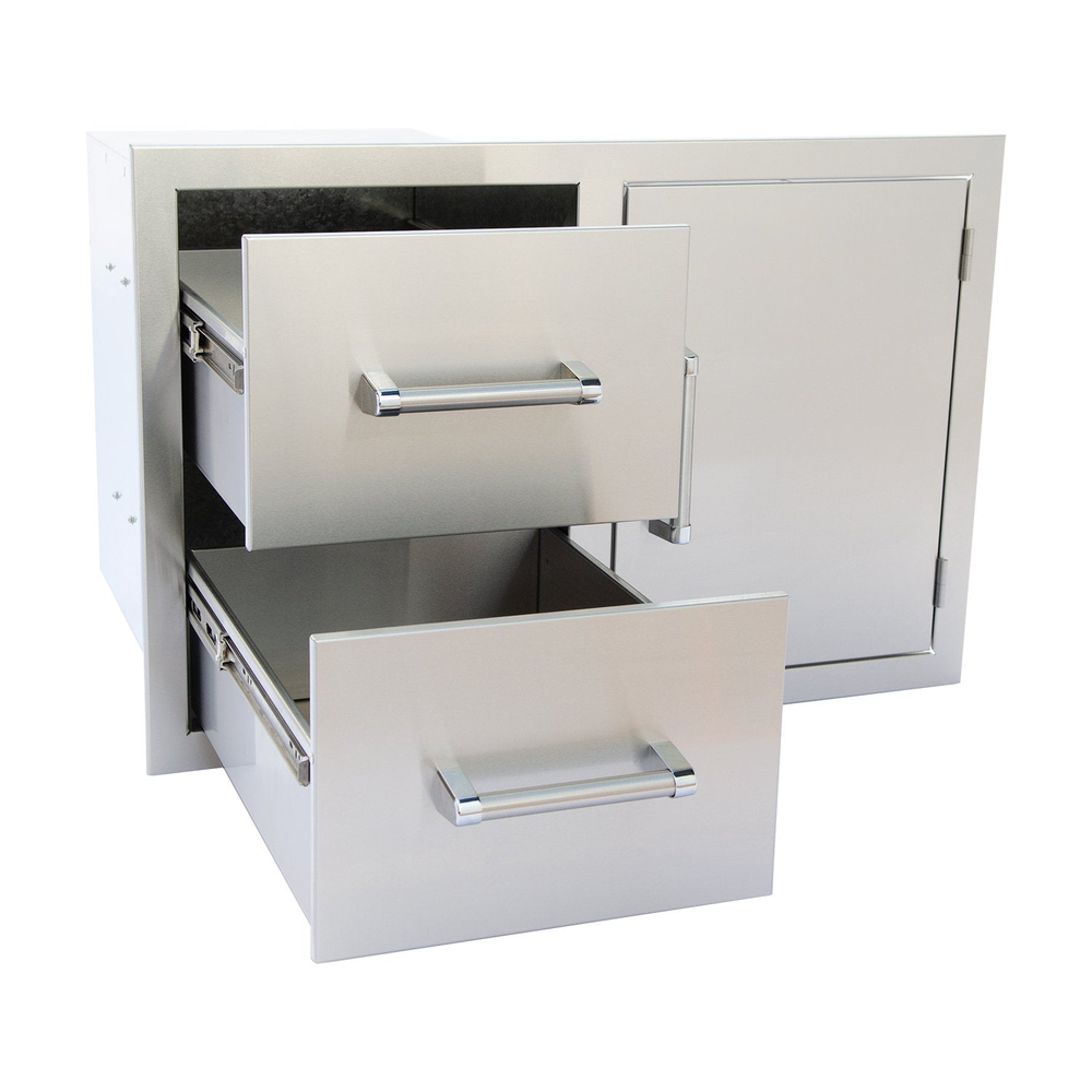 Two Drawer & Door Combo | MPB fit frame 1000x1000