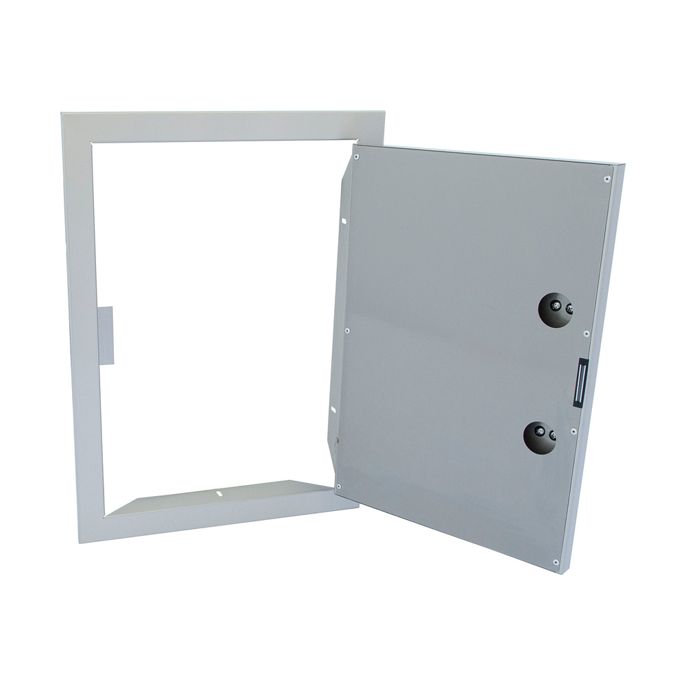 17x24 Kokomo Reversible Stainless Steel Access Door (Vertical) | MPB fit frame 1000x1000