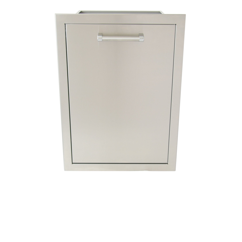 Outdoor Kitchen Stainless Steel Dual Trash/Propane Pull-Out | MPB fit frame 1000x1000
