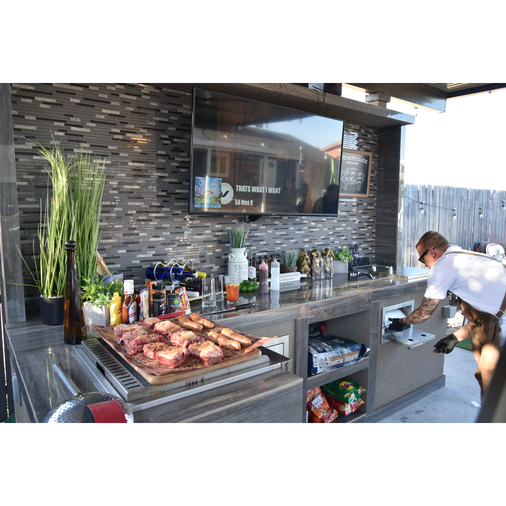 Outdoor Kitchen Stainless Steel Paper Towel Holder | MPB fit frame 1000x1000