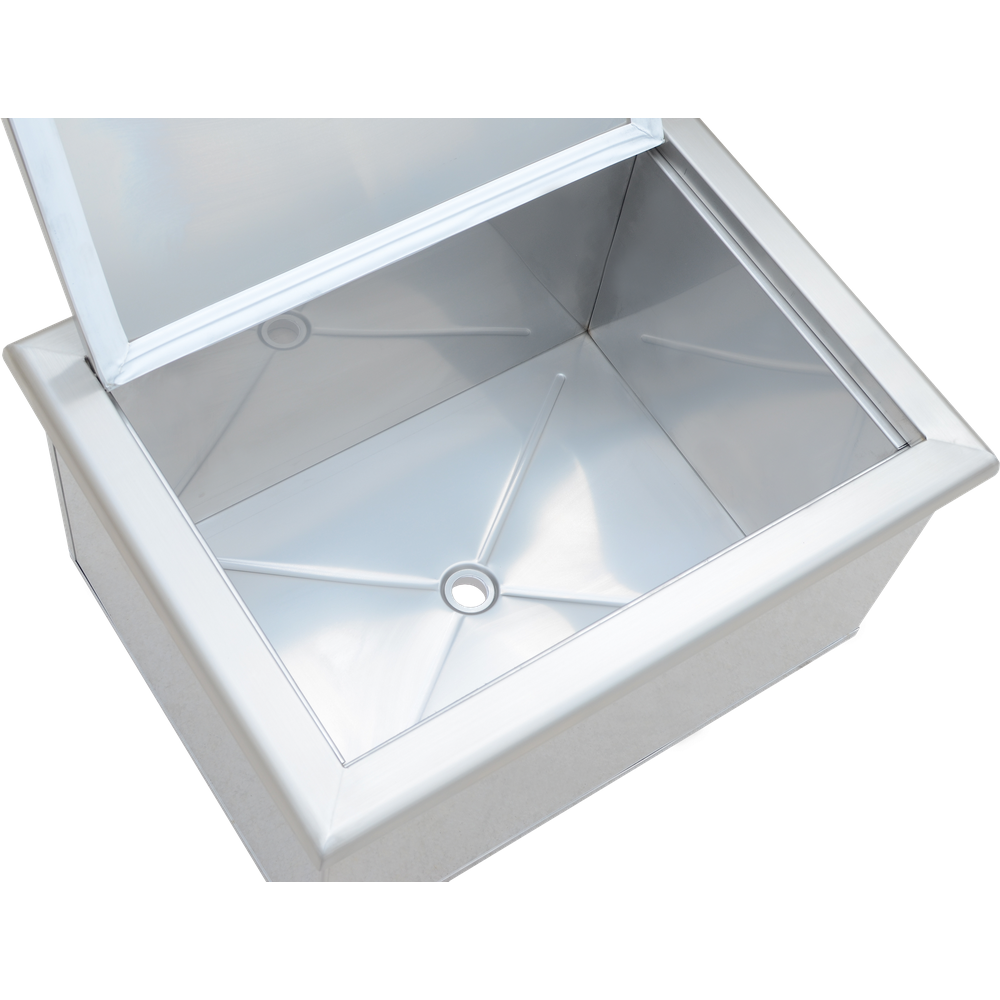 Drop-In Stainless Steel Ice Chest 23 x 17 | MPB fit frame 1000x1000