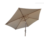 9' Outdoor Kitchen Umbrella Hand Crank and Tilt Beige Color | MPB fit frame 1000x1000