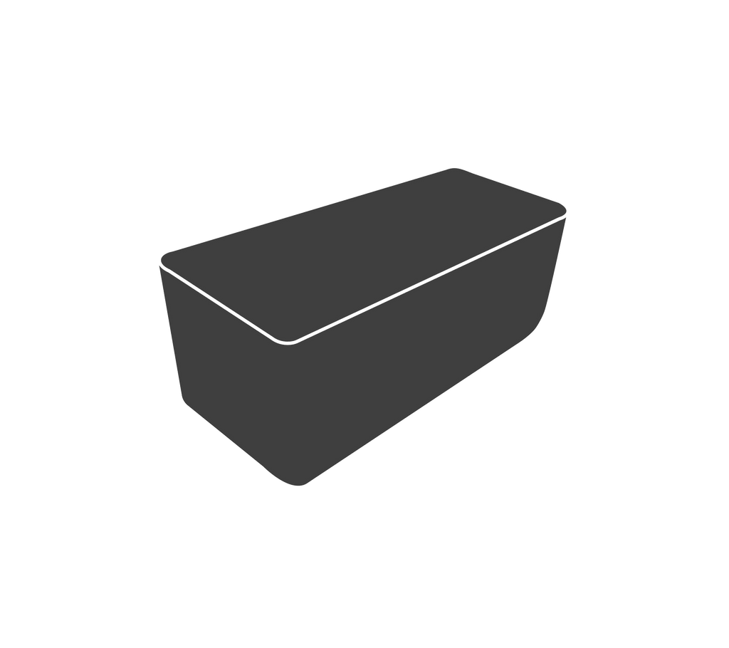Cane-line Design Patio Furniture Cover 210x110x90cm Black