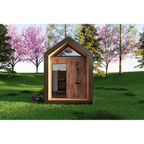Sweaty Yeti Sauna 4-6 Person Outdoor Traditional Sauna Cabin - official Sweaty Yeti media - Wellness-Upgrade-EXT-2F.jpg | MPB fit frame 1000x1000
