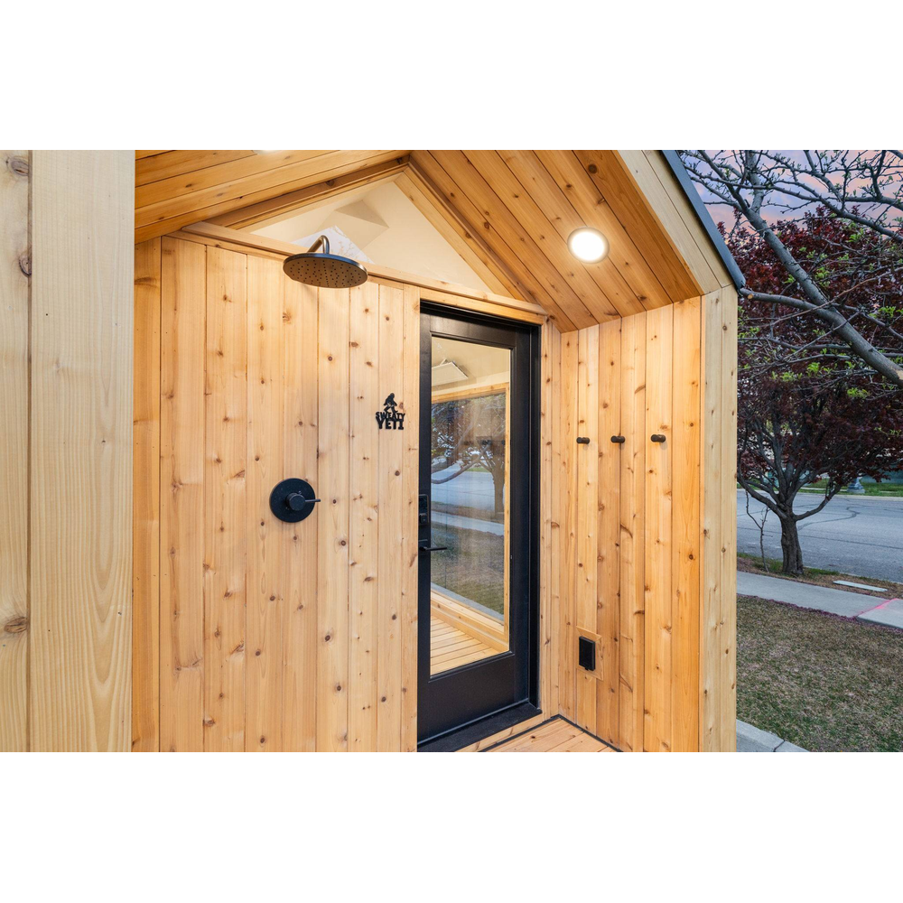 Sweaty Yeti Sauna Plus 6-8 Person Outdoor Sauna & Barrel Cold Plunge Cabin 8 x 17 ft - official Sweaty Yeti media - 47-web-or-mls-C07A4947.jpg | MPB fit frame 1000x1000