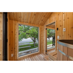 Sweaty Yeti Sauna Plus 6-8 Person Outdoor Sauna & Barrel Cold Plunge Cabin 8 x 17 ft - official Sweaty Yeti media - 8-web-or-mls-7J4A8145.jpg | MPB fit frame 1000x1000