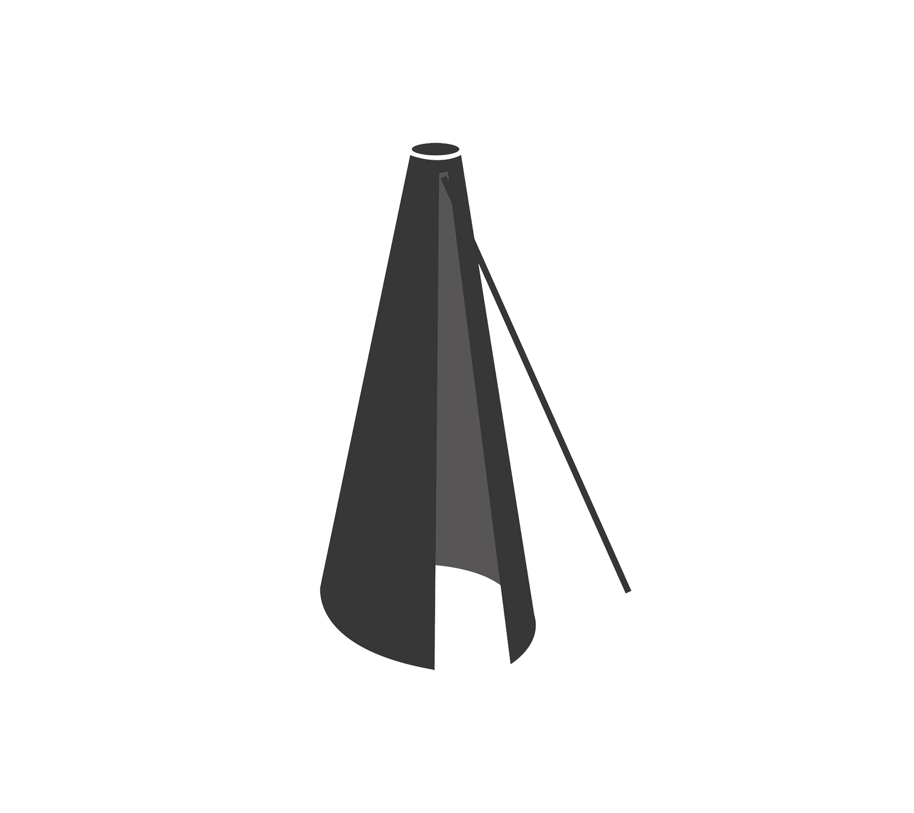 Cane-Line Design Parasol Cover 9 Black 88x240cm