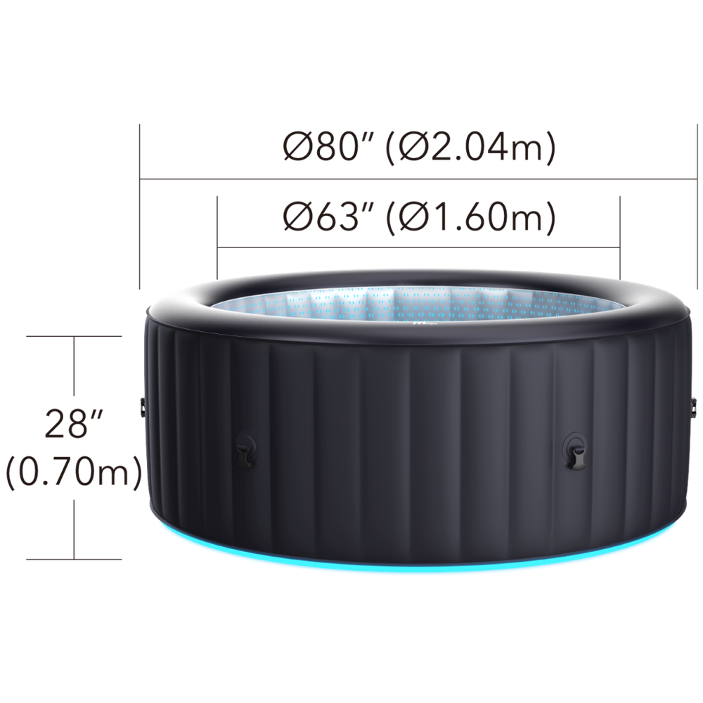 MSpa Aurora dimensions | MPB fit frame 1000x1000