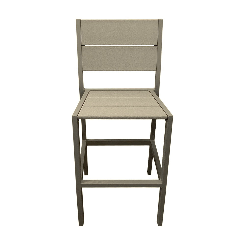 2316 Lorna HT Dining Chair — Recycled Plastic Lumber — 89 Sand — digitally rendered color preview