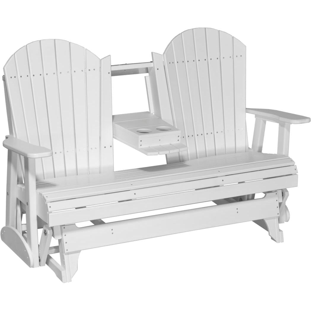 LuxCraft 5-Foot Poly Adirondack Glider