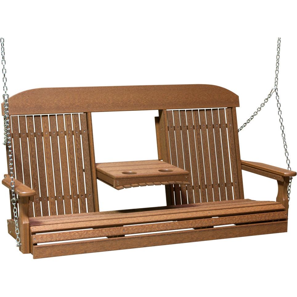 LuxCraft Classic 5' Triple Swing Highback No Assembly Required