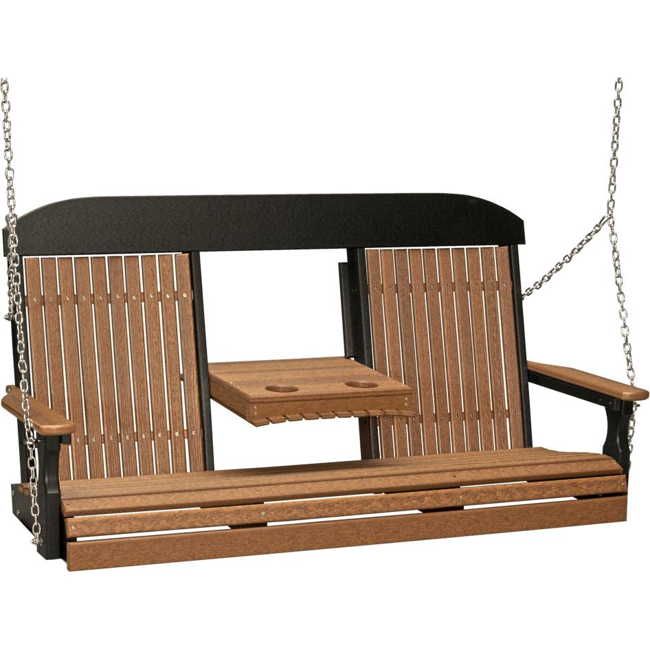 LuxCraft Classic 5' Triple Swing Highback No Assembly Required