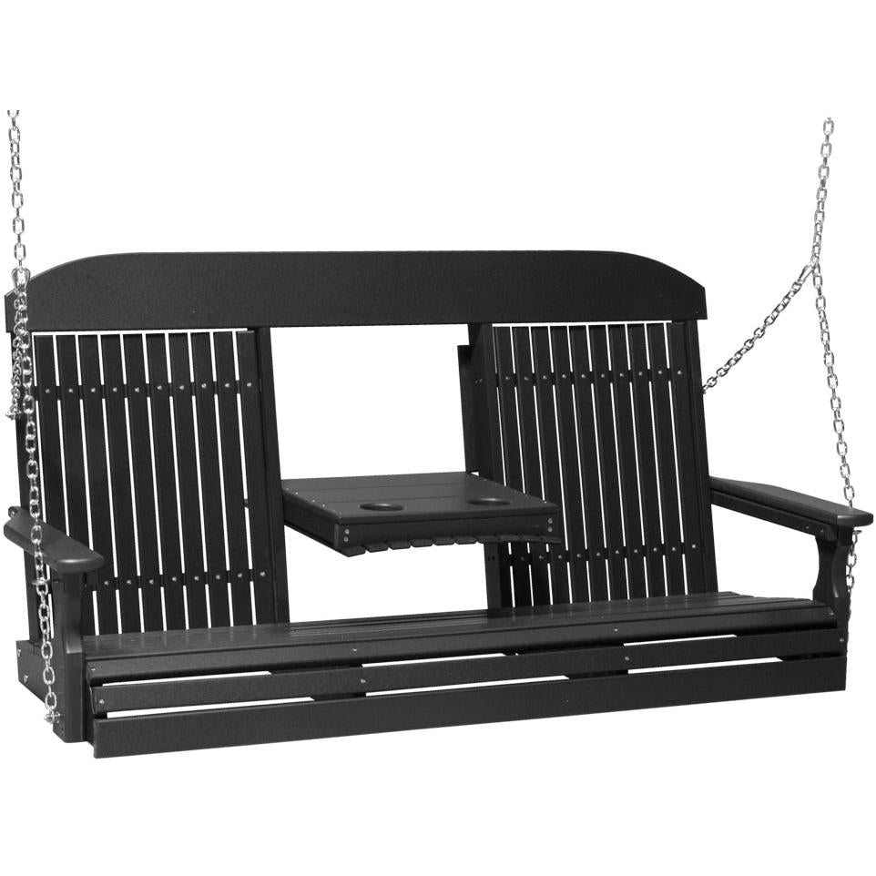 LuxCraft Classic 5' Triple Swing Highback No Assembly Required