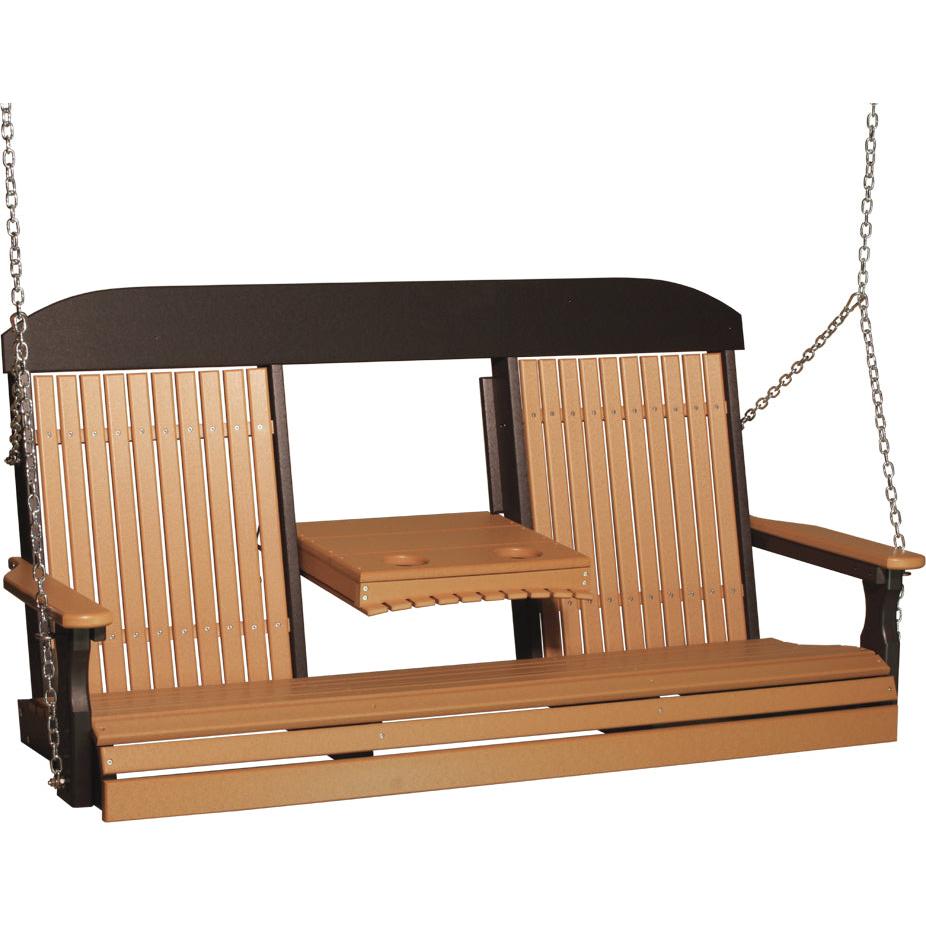 LuxCraft Classic 5' Triple Swing Highback No Assembly Required