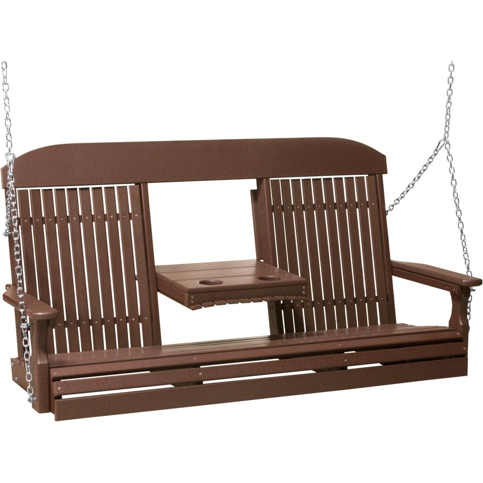 LuxCraft Classic 5' Triple Swing Highback No Assembly Required