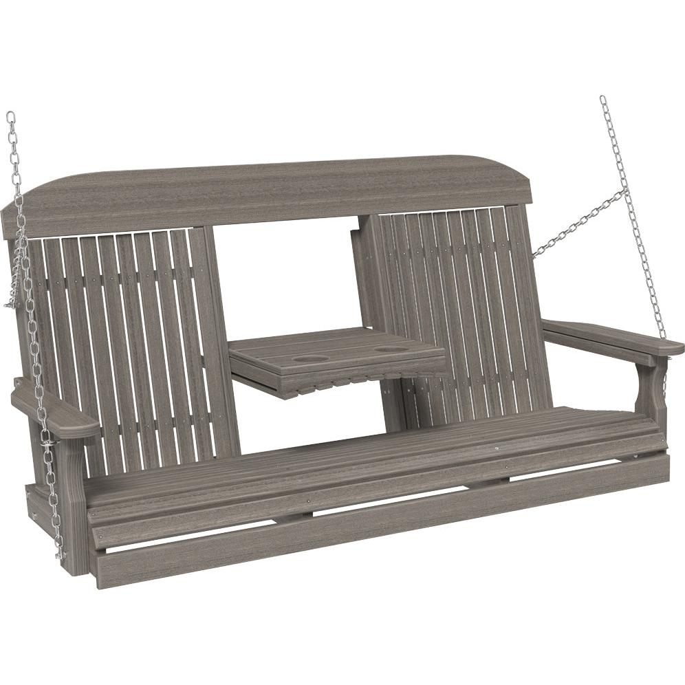 LuxCraft Classic 5' Triple Swing Highback No Assembly Required