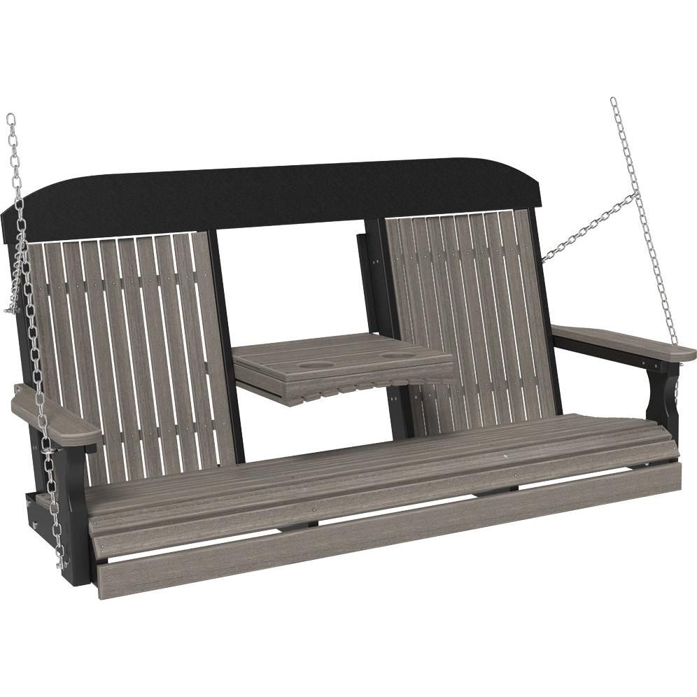 LuxCraft Classic 5' Triple Swing Highback No Assembly Required