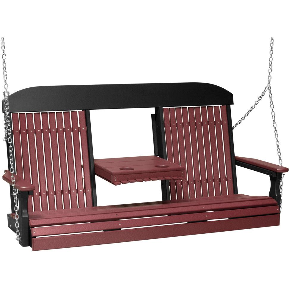 LuxCraft Classic 5' Triple Swing Highback No Assembly Required