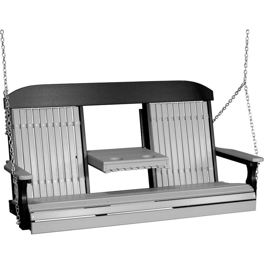 LuxCraft Classic 5' Triple Swing Highback No Assembly Required