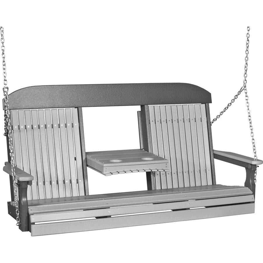 LuxCraft Classic 5' Triple Swing Highback No Assembly Required