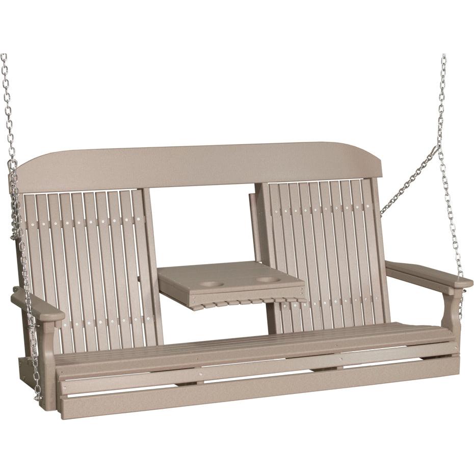 LuxCraft Classic 5' Triple Swing Highback No Assembly Required