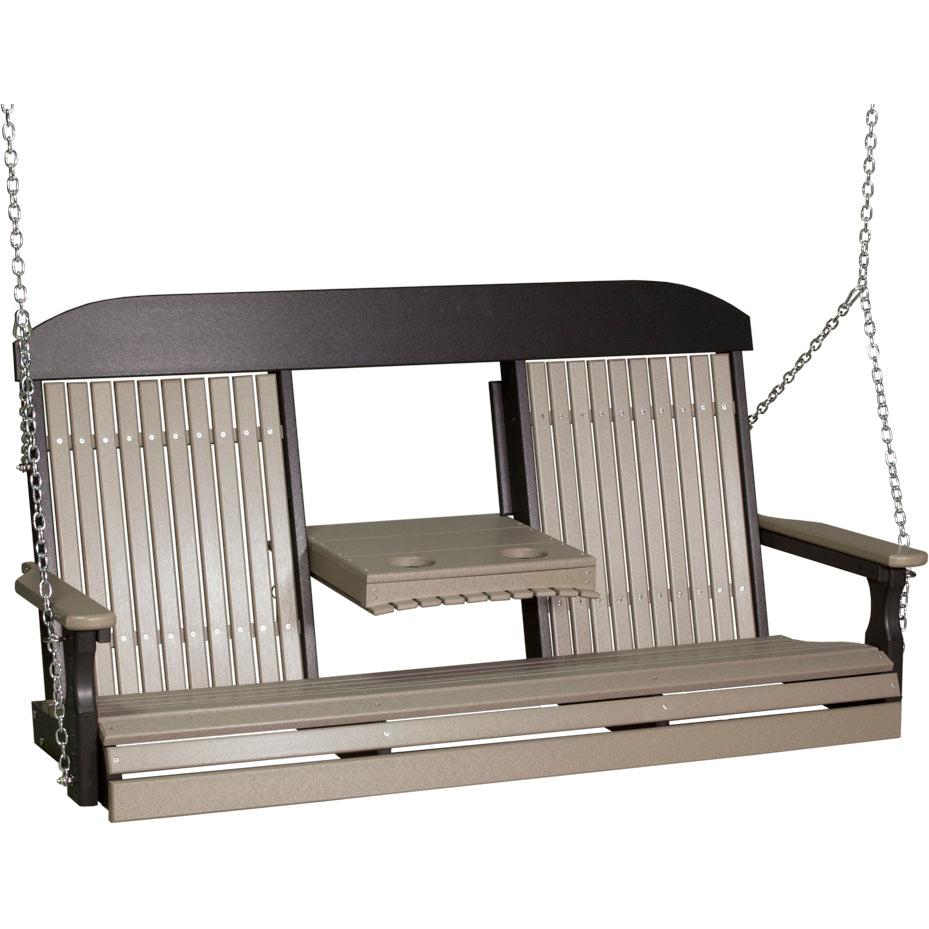 LuxCraft Classic 5' Triple Swing Highback No Assembly Required