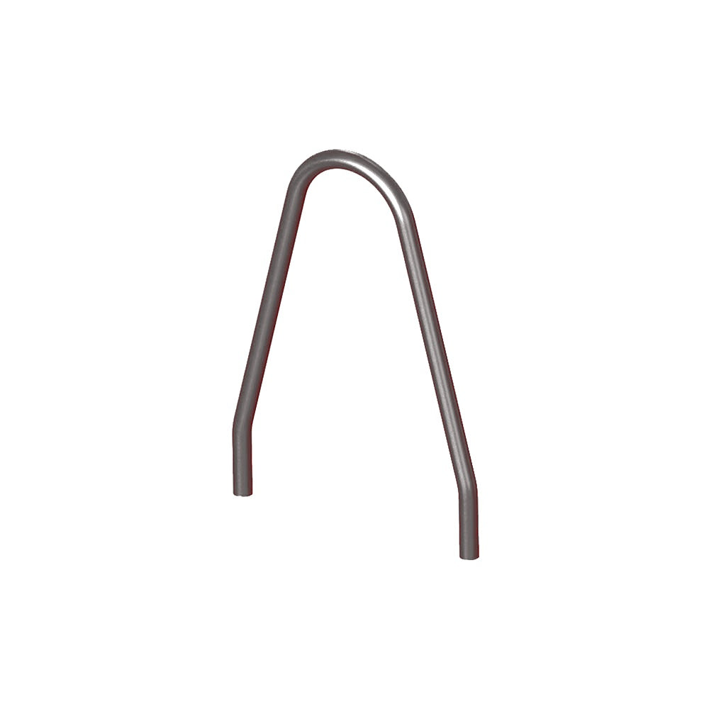 MF9021 Inground Mount Bola Metal Bike Rack — Metal Powder Coat — 72 Aluminum — digitally rendered color preview