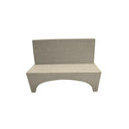 WS5031 Concrete ADA Bench — Weatherstone — W20 White — digitally rendered color preview