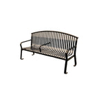 MF2204 Flat Steel Bench — Metal Powder Coat — S44 Putty — digitally rendered color preview
