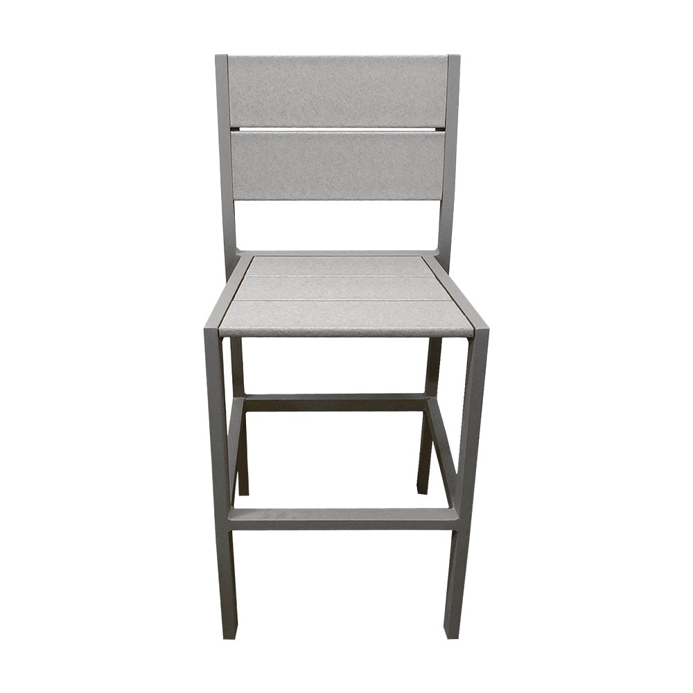 2316 Lorna HT Dining Chair — Metal Powder Coat — 72 Aluminum — digitally rendered color preview
