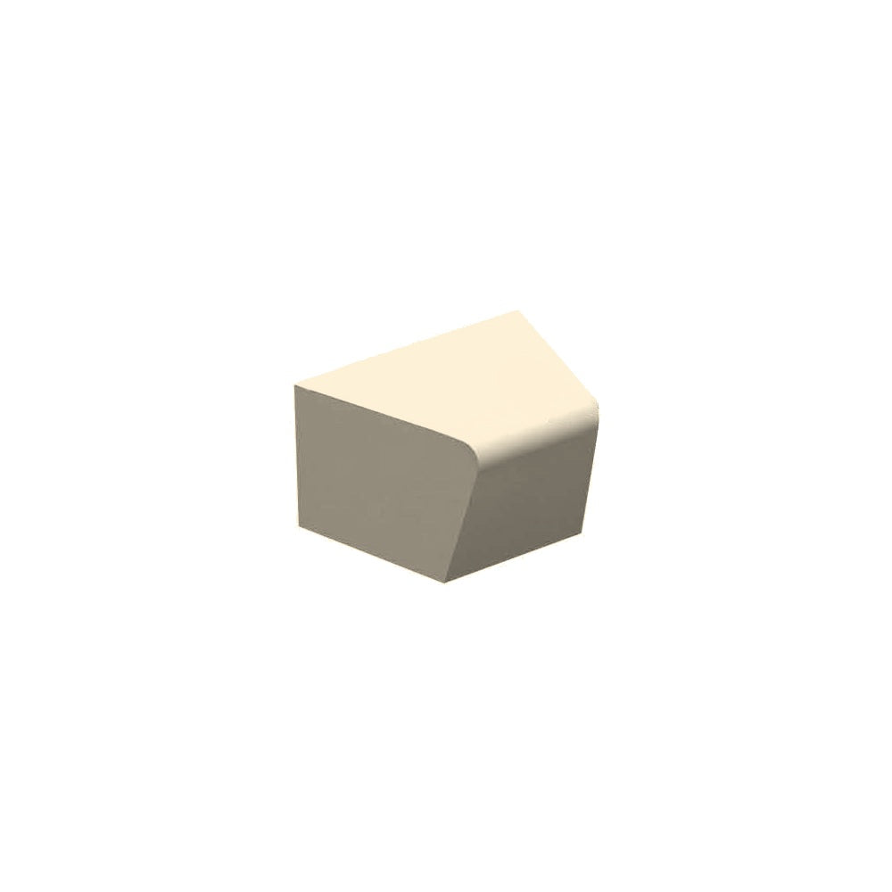 ZB.CE.08 Concrete Bench — Weatherstone — W20 White — digitally rendered color preview