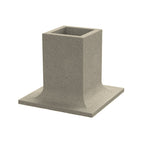 ZB.PU.01 Pop Up Concrete Planter — Acid Wash — A20 White — digitally rendered color preview
