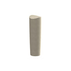 TF6047 Eclipse Concrete Bollard — Weatherstone — W20 White — digitally rendered color preview