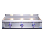 Le Griddle Pro Series 105 3 Burner Built-In 42in Natural Gas OML105P3