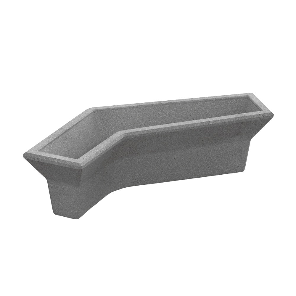 ZB.CO.02 Concrete Planter — Acid Wash — A31 Fog — digitally rendered color preview