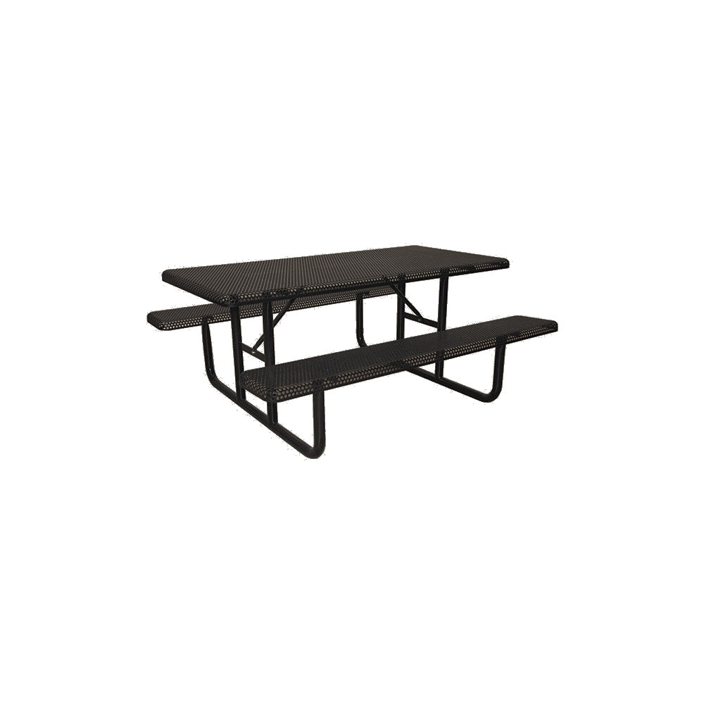MF1057 8' Portable Park Picnic Table — Metal Powder Coat — 84 Beige — digitally rendered color preview