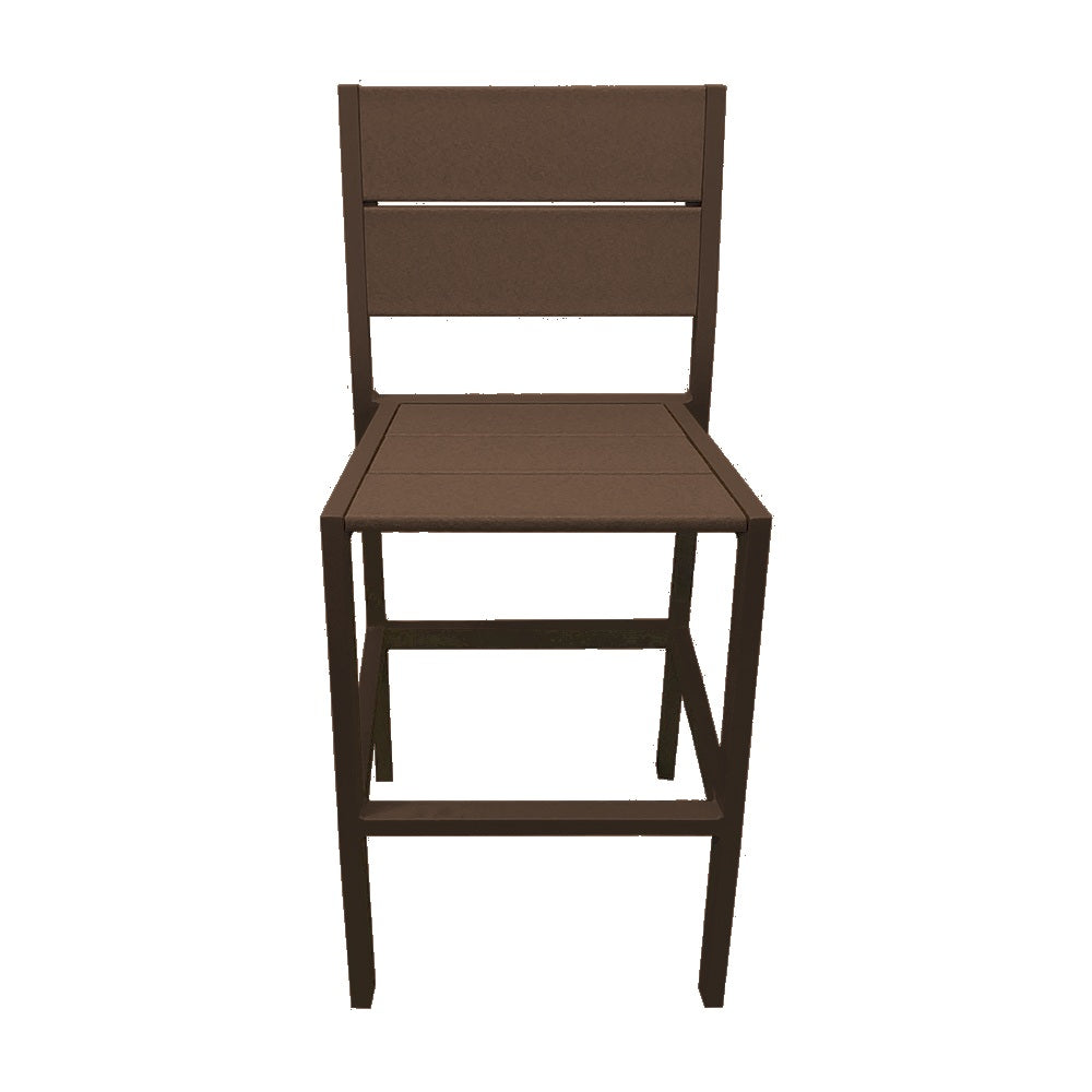2316 Lorna HT Dining Chair — Metal Powder Coat — S45 Brown — digitally rendered color preview