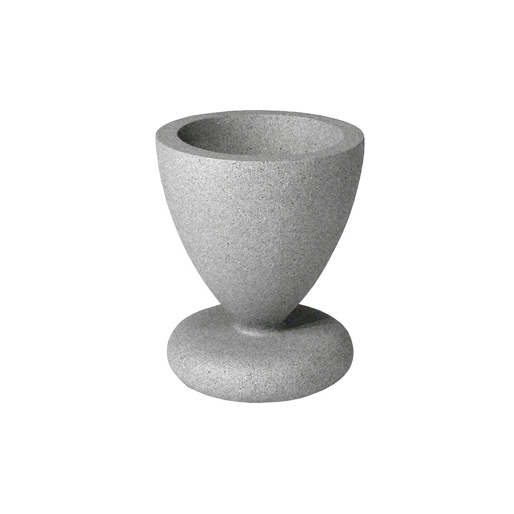 WS445 Round Concrete Planter — Acid Wash — A31 Fog — digitally rendered color preview