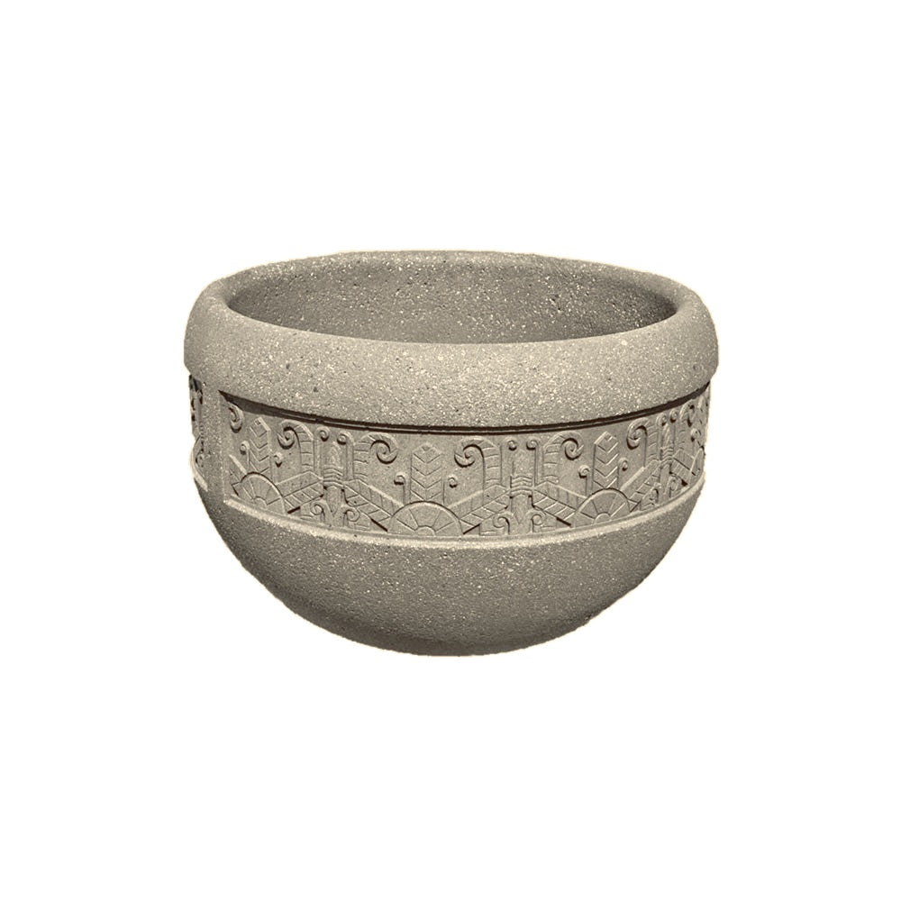 TF4220 Westlake Concrete Planter — Weatherstone — W20 White — digitally rendered color preview
